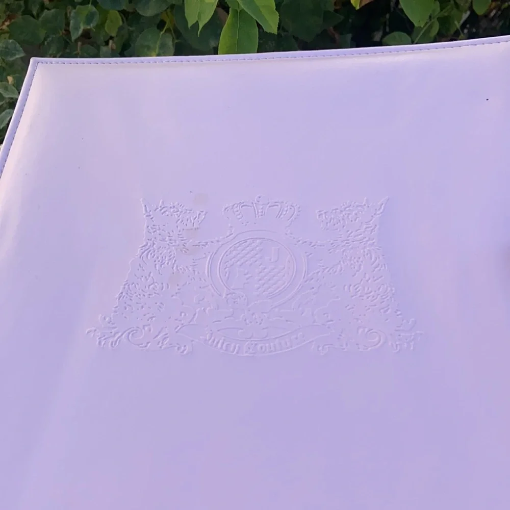 Y2K JUICY COUTURE PINK FAUX LEATHER DISPLAY STORAGE BOX CASE MAKEUP CASE JEWELRY